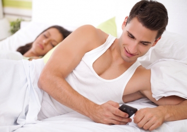 Be aware if your partner seems like he or she is up to something sketchy. (Photo: Bigstock)