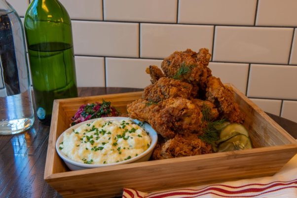 The Smith on U Street NW is now serving weekday lunch beginning at 11:30 a.m. The menu includes items only available at that location including crispy fried chicken. (Photo: The Smith)