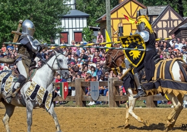 The Maryland Renaissance Festival returns outside Annapolis this weekend with King Henry VIII, his court and jousting. (Photo: Donna Headlee)