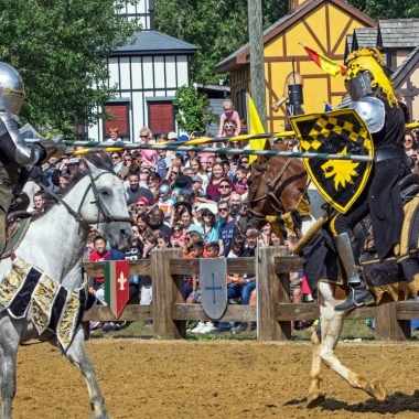 The Maryland Renaissance Festival returns outside Annapolis this weekend with King Henry VIII, his court and jousting. (Photo: Donna Headlee)