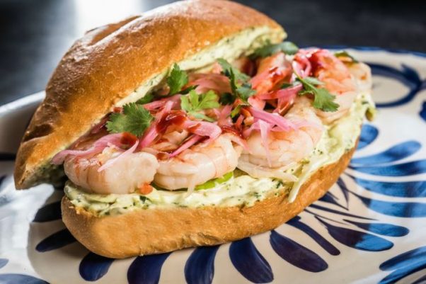 The newest Guapo's, which opens in the Georgetown Waterfront on Monday, will include items such as shrimp tortas, Mexican sandwiches. (Photo; Rey Lopez)
