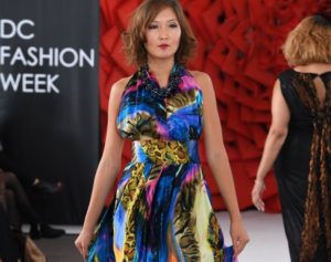 A model walks the runway during last year's Emerging Designers Showcase. (Photo: D.C. Fashion Week)