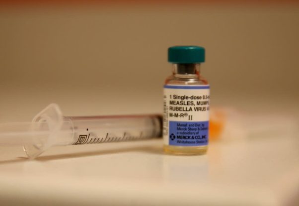 Two shots of the measles, mumps and rubella vaccine, one at 12-15 months and the other a 4-6 years before starting school, are 97 percent effective a preventing the disease. (Photo: Getty Images)