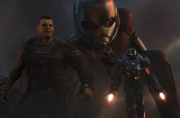 The Hulk, Ant-Man, Rocket and War Maching going into battle. (Photo: Marvel Studios)