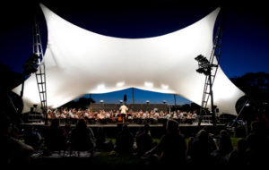 The National Symphony Orchestra performs on the West Lawn. (Photo: Bill Ingalls/NASA)