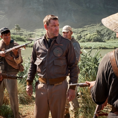 Jimmy Doolittle (Aaron Eckhart) is captured by Chinese soldiers. (Photo: Lionsgate Films)