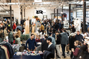 Shoppers at last year's AF Holiday Pop-Up. (Photo: American Field)