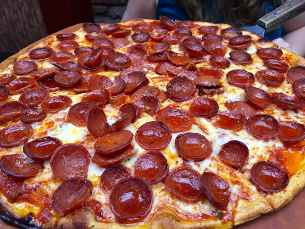 A pepperoni pizza from Matchbox. (Photo: MattCC716/Flickr)