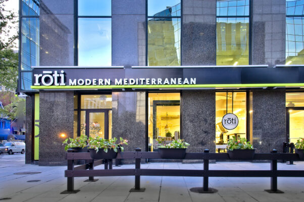 The outside of Roti restaurant at 1747 Pennsylvania Ave. NW. (Photo: Itek Construction)