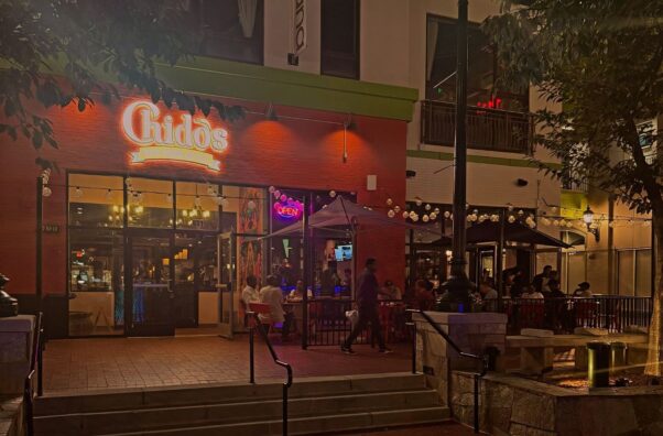 The front of Chido's Tex-Mex Grill in Downtown Silver Spring with diners eating at tables on the patio. (Photo: Chido's Tex-Mex Grill/Facebook)