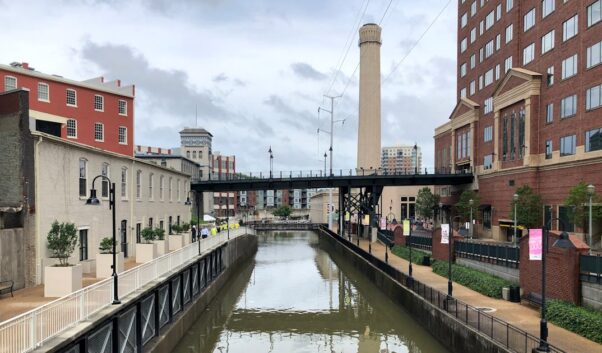 The Riverfront Canal Walk runs along one of the canals in Richmond. (Photo: Venture Richmond)