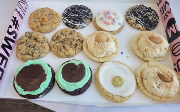 A box of 12 assorted Crumble Cookies. (Photo: Combs Family Dentistry/Facebook)