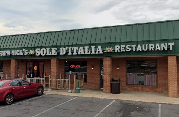 The exterior of Sole D’Italia Restaurant. A brick building with a green roof and white letters. (Photo: Google Maps)