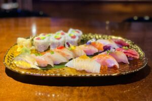 Akeno Sushi Bar's premium nigiri platter. (Photo: Akeno Sushi Bar and Thai)