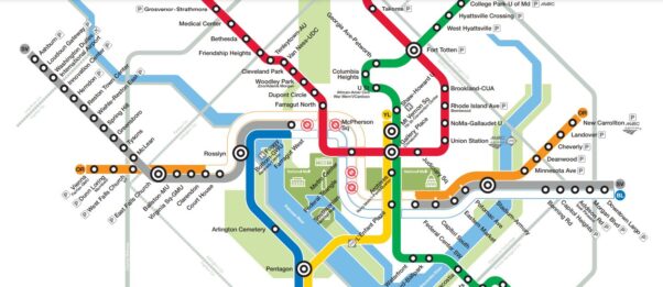 Metrorail map showing station closures Dec. 27-30. (Map: WMATA)