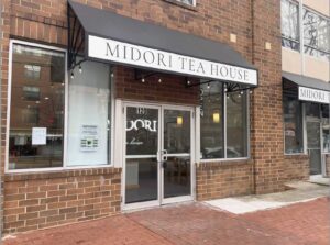 Exterior of Midori Tea House. (Photo: Katie Taranto)