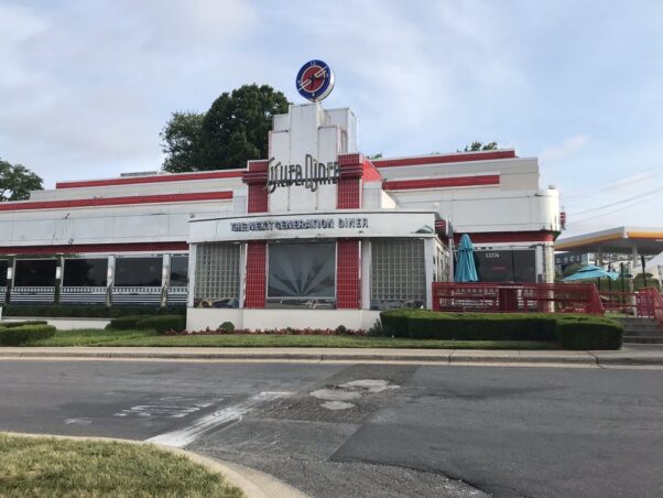 Exterior of the Silver Diner on Rockville Pike. (Photo: Haley M./Yelp)