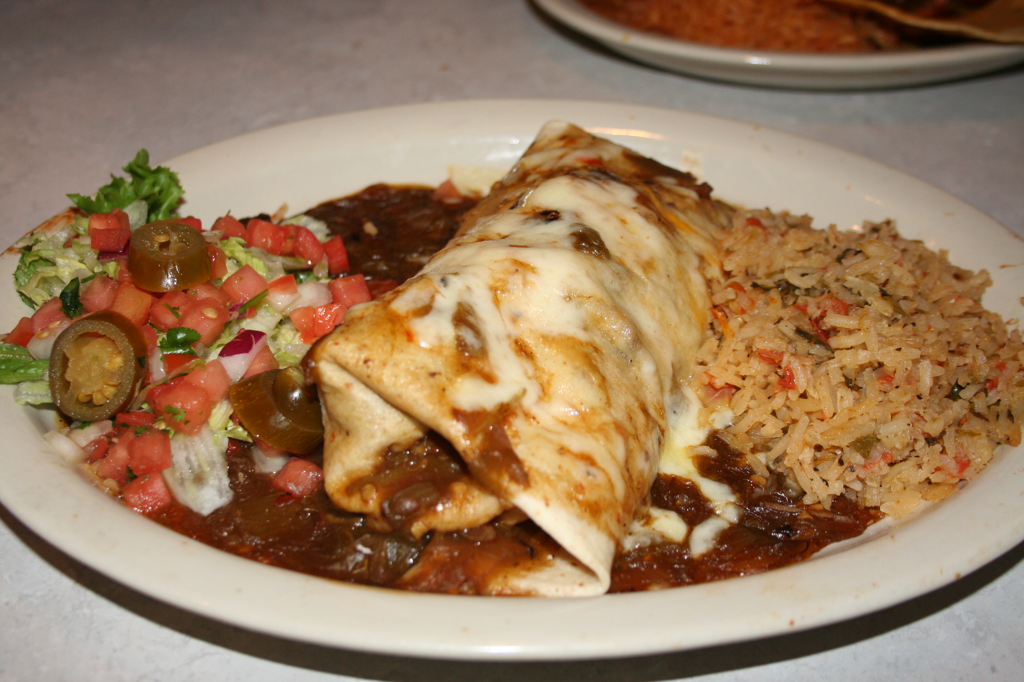 A Big-As-Yo-Face beef burrito. (Photo: Mark Heckathorn/DC on Heels)