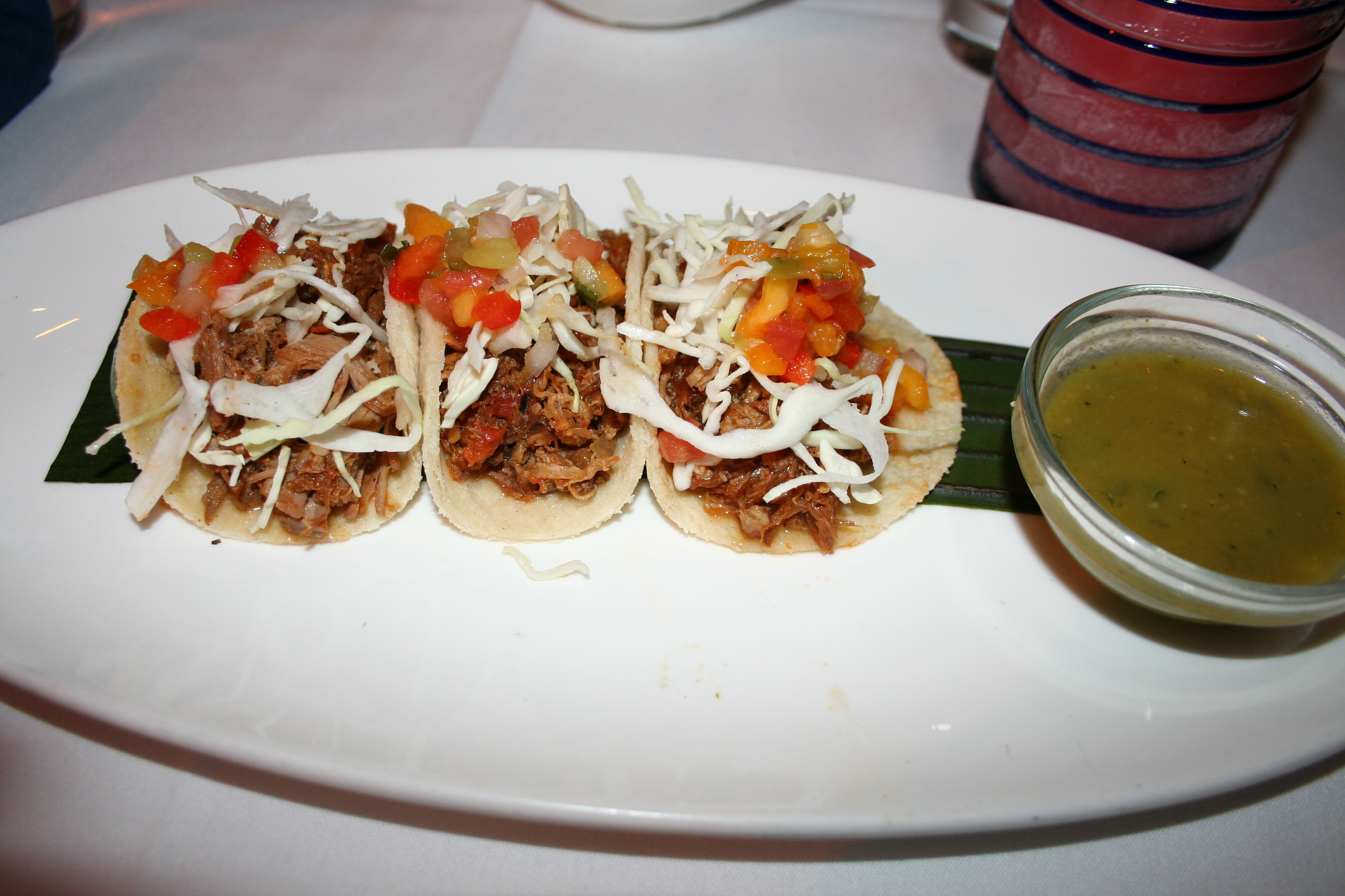 Soft tortillas filled with shredded pork. (Photo: Mark Heckathorn/DC on Heels)