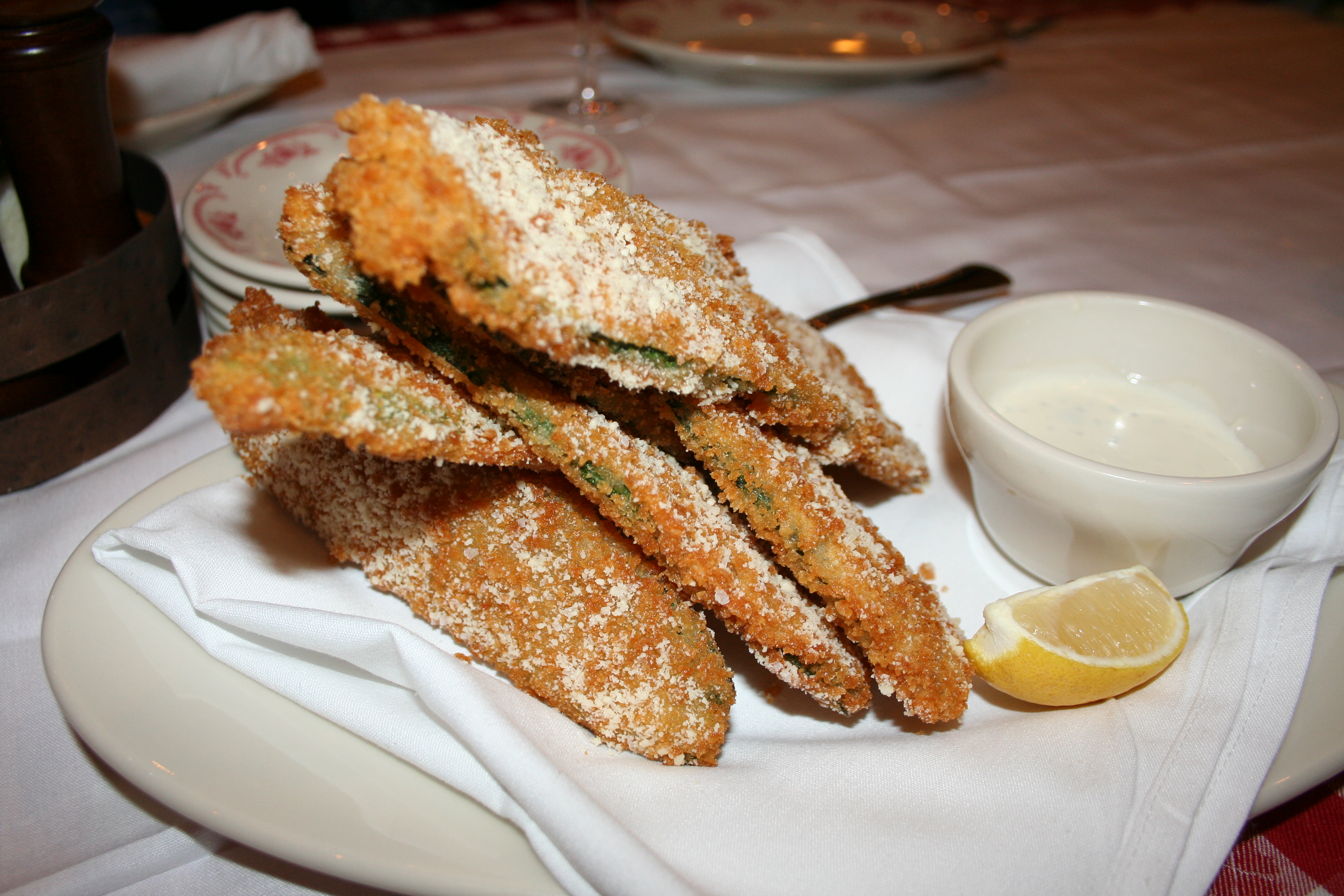 Zucchini frites with lemon aioli (Photo: Mark Heckathorn/DC on Heels)