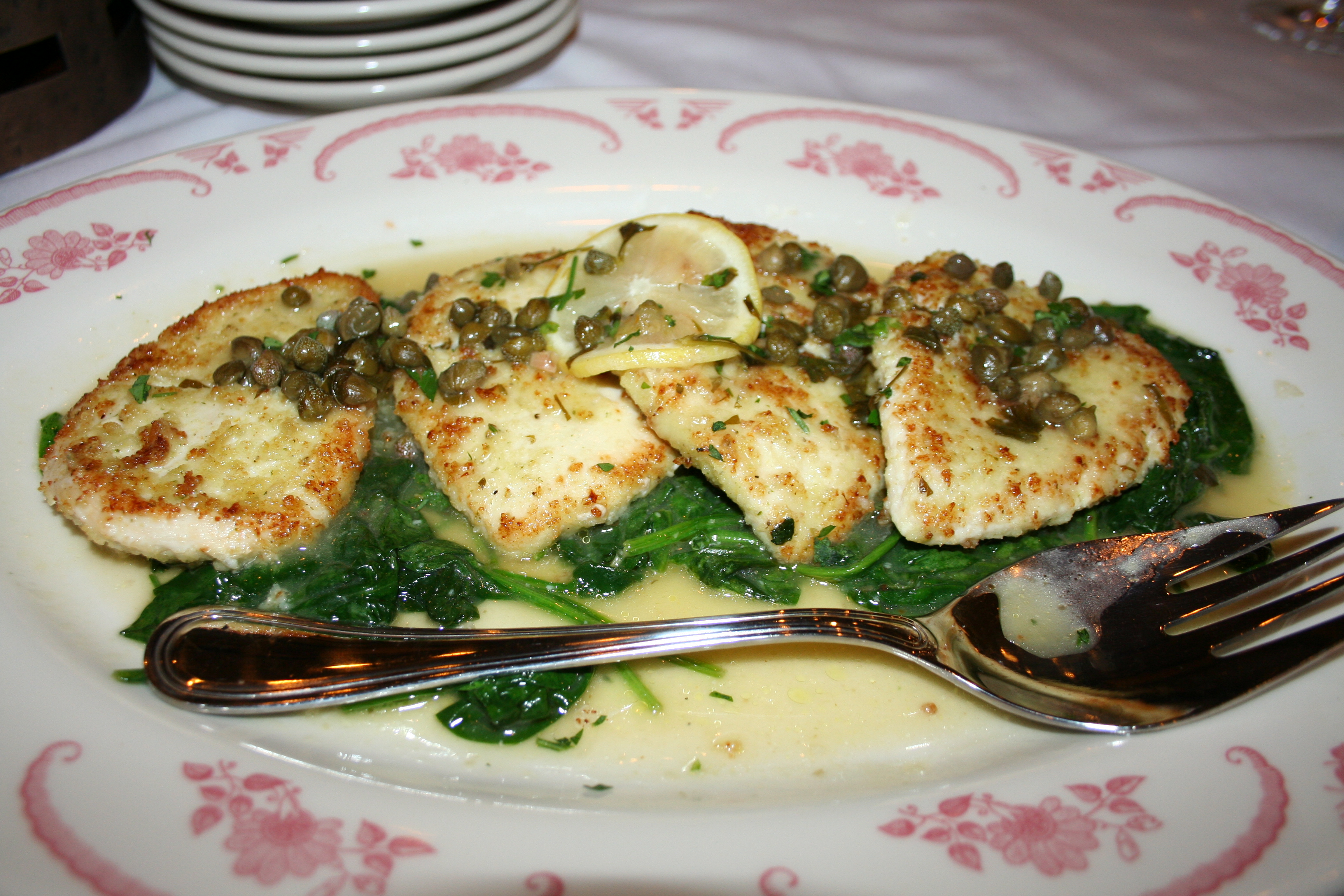 Chicken picatta with lemon and capers (Photo: Mark Heckathorn/DC on Heels)