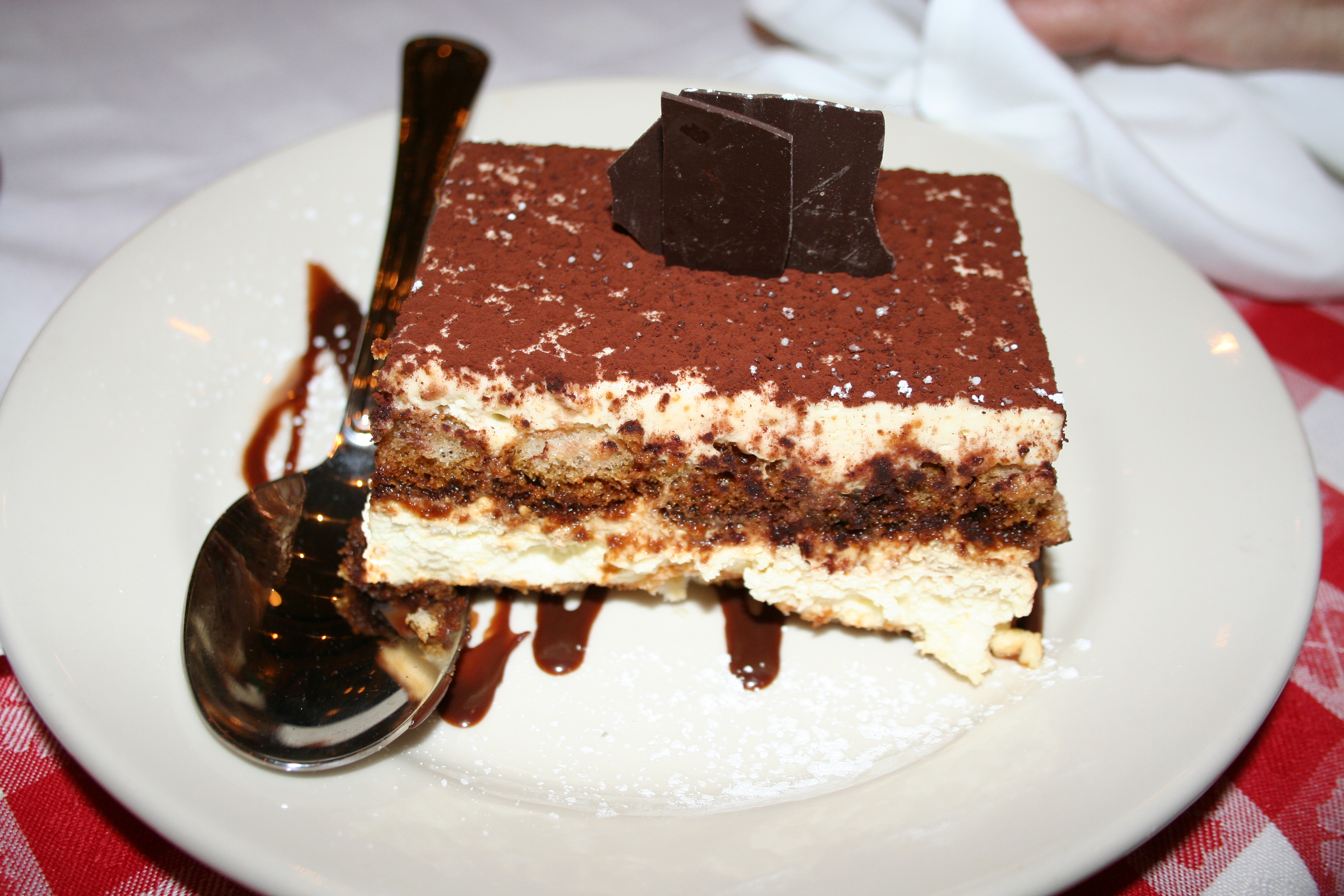 Tiramisu made from ladyfingers soaked in espresso with mascarpone cheese (Photo: Mark Heckathorn/DC on Heels)