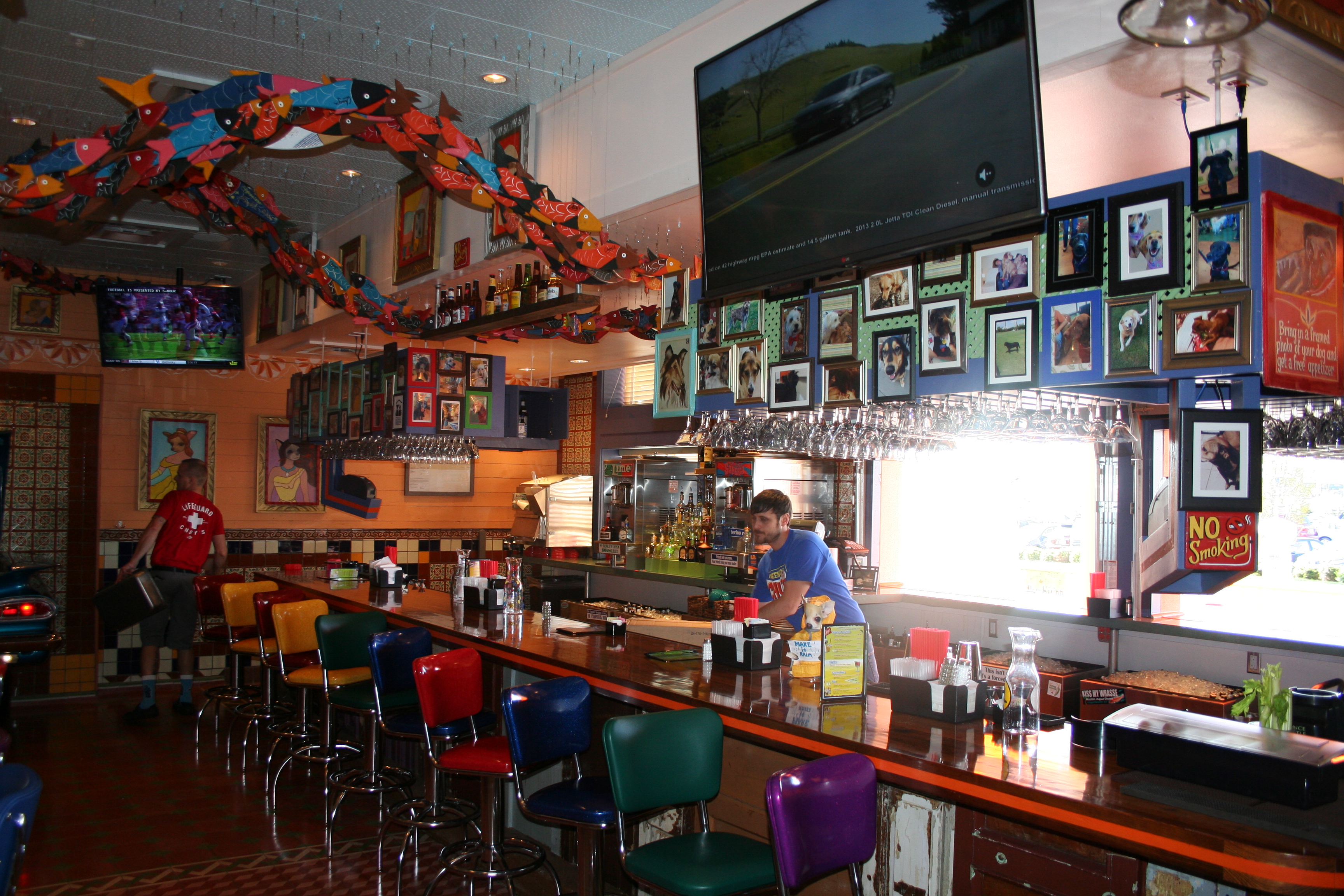 The La Chihuahua bar serves up fresh and frozen margaritas and more. (Photo: Mark Heckathorn/DC on Heels)