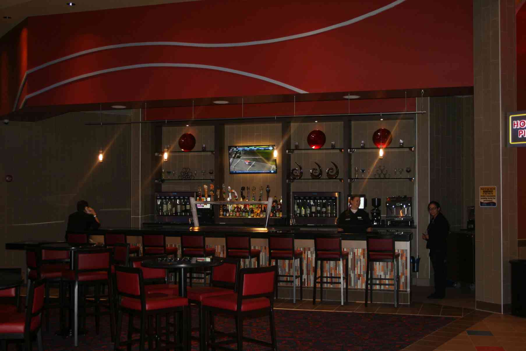 The bar at the Regal Cinema 12. (Photo: Mark Heckathorn/DC on Heels)