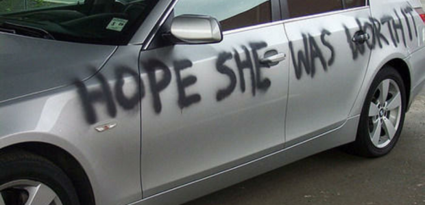 Getting destructive is not a good way to handle a break-up. (Photo: H. Agawarl/Flickr)