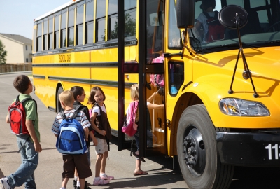 With back-to-school time approaching, parents should talk to their children about school bus safety. (Photo: iStockPhoto)