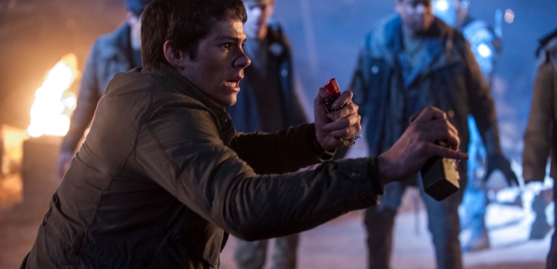 Thomas (Dylan O’Brien) prepares for battle in 
