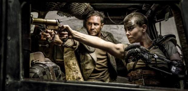 Tom Hardy (left) and Charlize Theron star in 