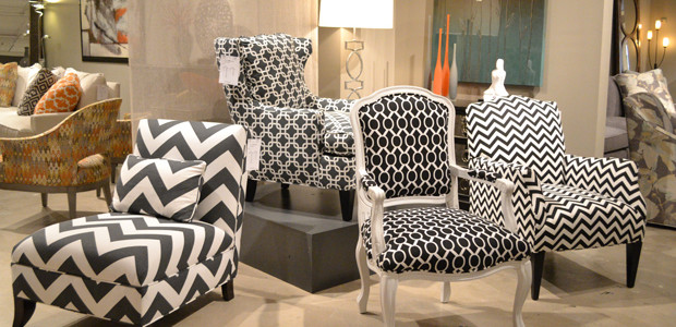 Geometric designs in bold, blocky prints are in. (Photo: Hooker Furniture)